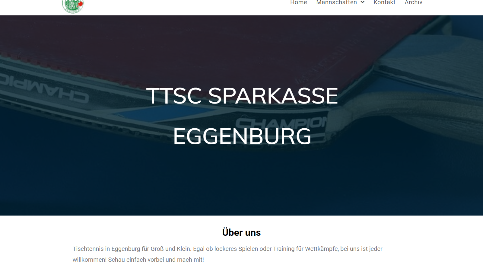 Homepage TTSC Sparkasse Eggenburg